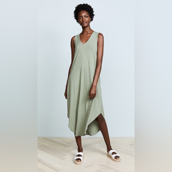 Z Supply Dresses & Skirts - Z Supply Asymmetrical Reverie Sage Dress M